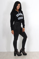 Hailey Black Hangover Hoodie-Hoodies