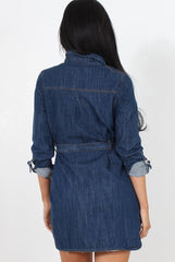 Indigo Denim Day Dress-Ami-Dresses