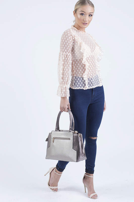 Indigo High Waisted Ripped Knee Skinny Jeans - Amara