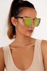 Iridescent Oversized Cat Eye Sunglasses - Farren-Sunglasses