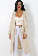 Jilo Camel Duster Coat-Coats