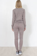 Josie Nude Loungewear Set-Loungewear