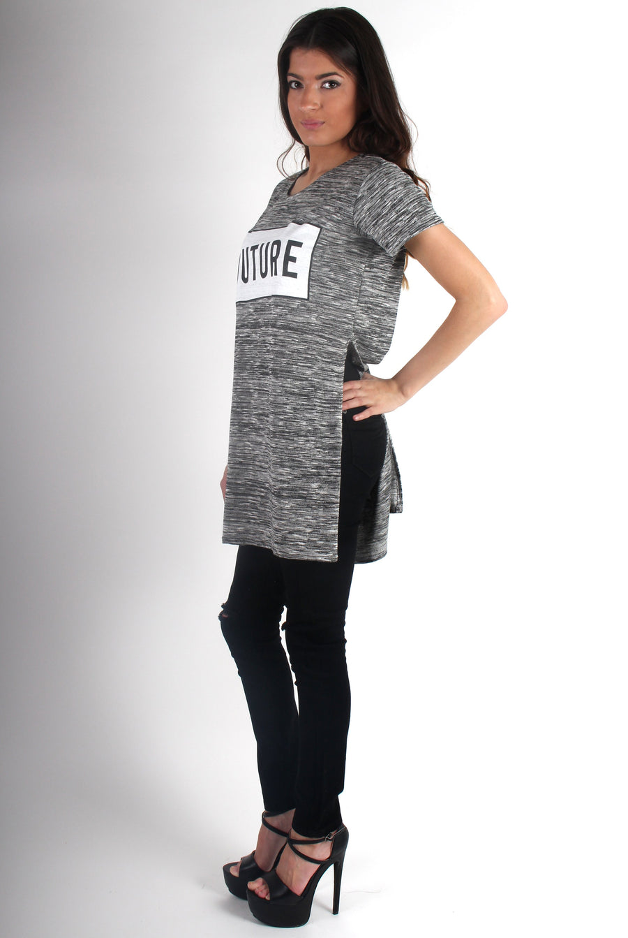 Kerri Couture Slogan Top-Tops