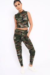 Khaki Camo Lounge Wear Set - Hayda-Loungewear