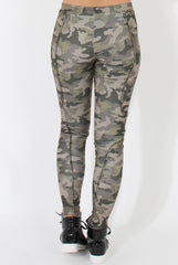 Khaki Camouflage Pants - Micha-Trousers