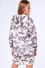 Khaki Camouflage 'Wake Pray Slay' Jumper Dress - Karly-Jumper