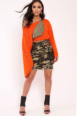 Khaki Double Stud Bum Bag - Kamala-Bags