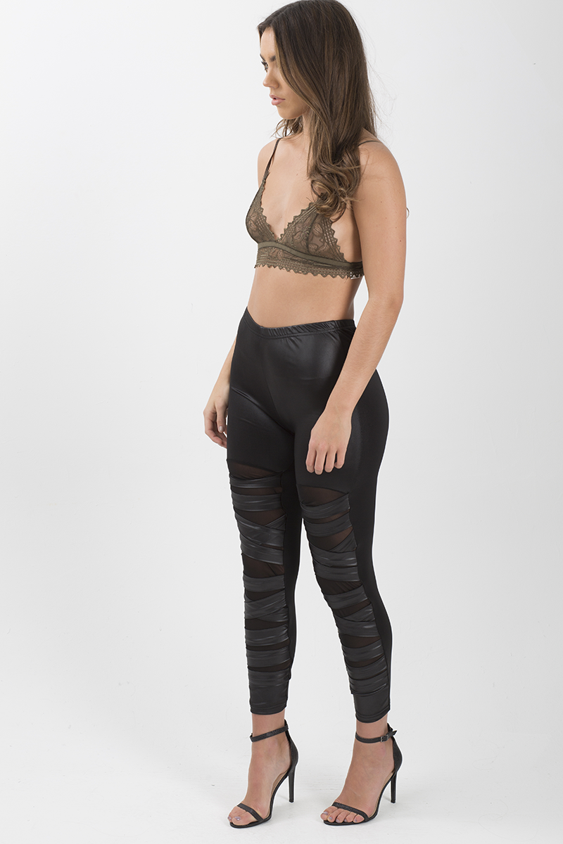 Khaki Lace Bralet - Daisy-Bralets