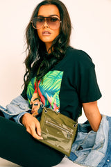 Khaki Utility Style Cross Body Bag - Dax-Bags