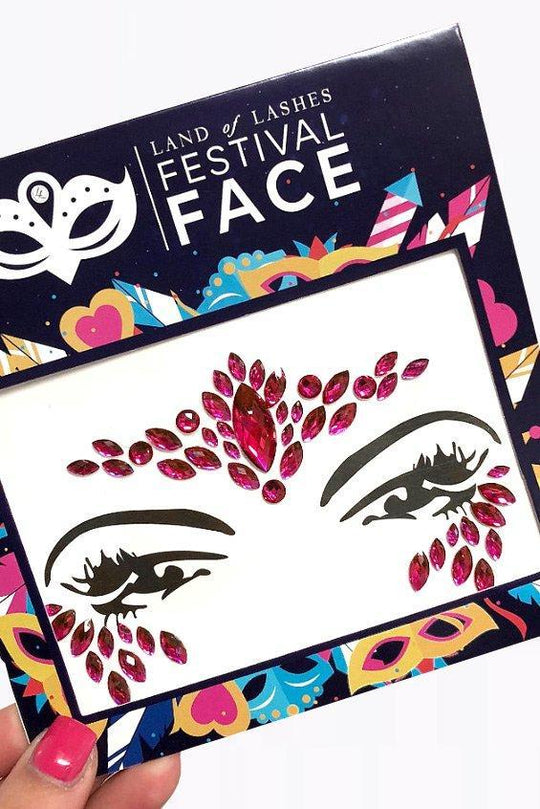 Land Of Lashes Flamingo Festival Face Jewels