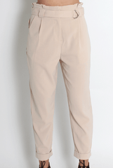 Leanne Dusty Pink Cigarette Trousers-Trousers