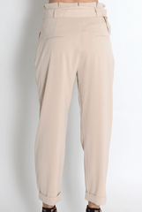 Leanne Dusty Pink Cigarette Trousers-Trousers