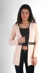 Leia Pink Long Sleeve Zip Jacket-Jackets