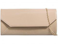 Leonie Patent/Suede Clutch Bag-Bags