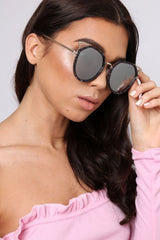 Leopard Print Cat Eye Sunglasses - Jesi-Sunglasses