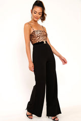 Leopard Print Mesh Lion Belted Bodysuit - Lizzie-Bodysuits