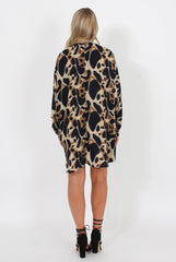 Leopard Print Oversized Top - Jamelia-Tops