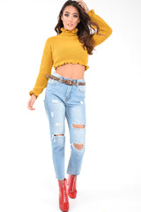 Leopard Print Tortoise Shell Detail Belt - Arabell-Belts