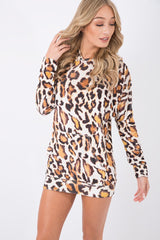 Leopard Print Velvet Oversized Hoodie - Reagan-Hoodies