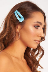 Light Blue Matte Hair Clip - Zyra-Hair
