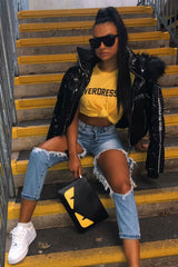 Light Extreme Rip Boyfriend Jeans - Mazy-Jeans