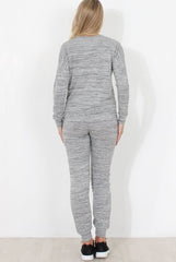 Light Grey Diamonte Loungewear - Linnea-Loungewear
