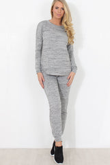 Light Grey Diamonte Loungewear - Linnea-Loungewear