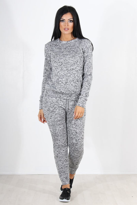 Light Grey Loungewear Set-Josie