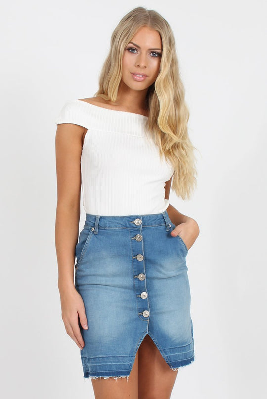Light blue Denim Skirt - Robyn