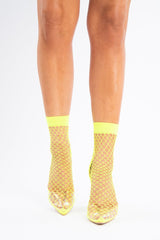 Lime green shop pointed heels