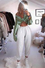 Lime Snake Print Tie Front Shirt - Maisha-Shirts