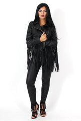 Liv Black PU High Waisted Jeans-Jeans