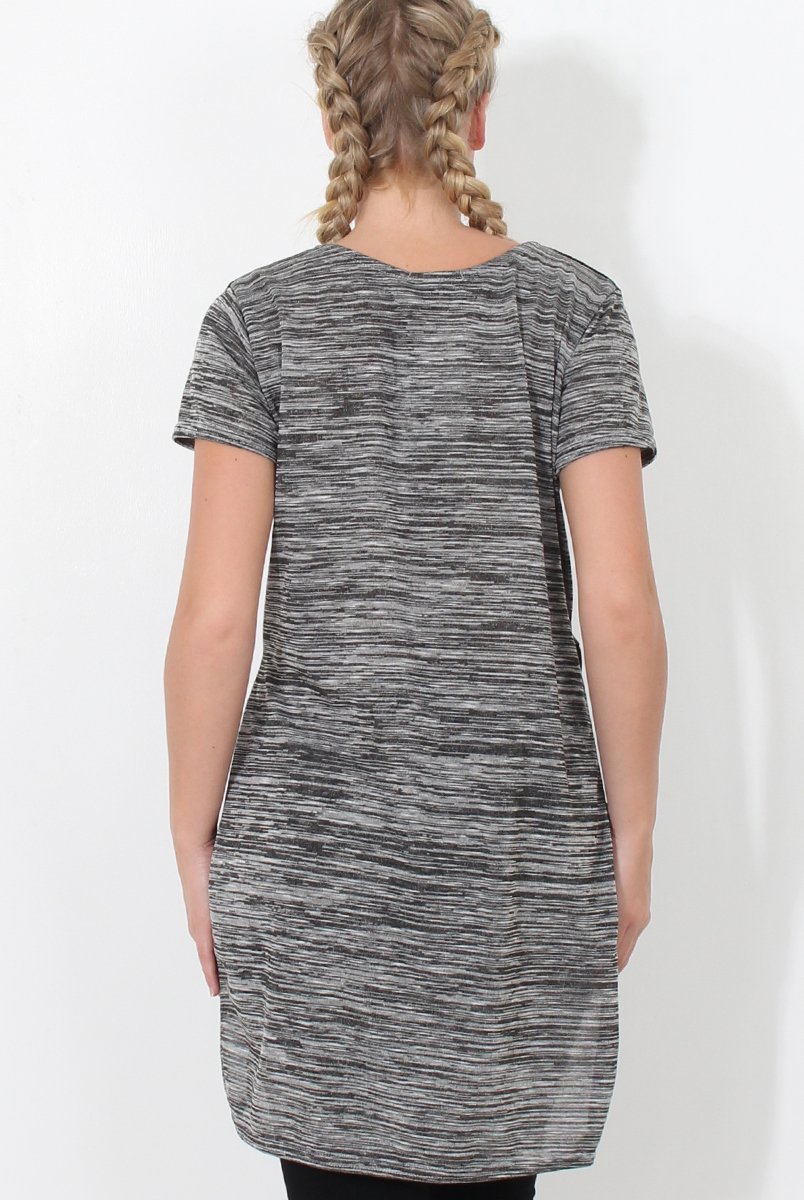 Lois Grey Camo Slogan T-shirt-T-shirt