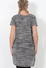 Lois Grey Camo Slogan T-shirt-T-shirt