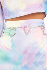 Love Slogan Diamante Belt - Bethanie-Belts
