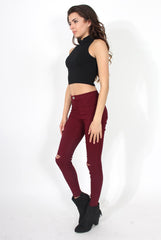 Lyla High Neck Black Crop Top-Tops