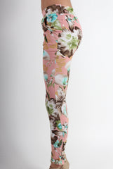 Madeline Pink Floral Trousers-Trousers