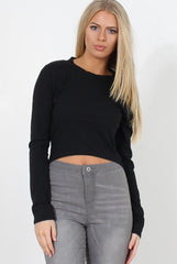 Marnie Back Ribbed Zip Back Top-Tops