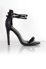 Mia Snakeskin Strappy Heels-Heels