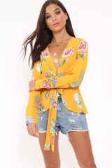 Mid Wash Blue Distressed Denim Shorts - Virginia-Shorts