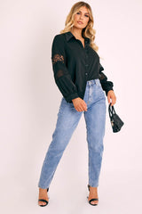 Mid Wash Blue Mom Fit Jeans - Parisa-Jeans