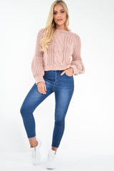 Mid Wash Contrast Stripe Skinny Jeans - Ezzie-Jeans