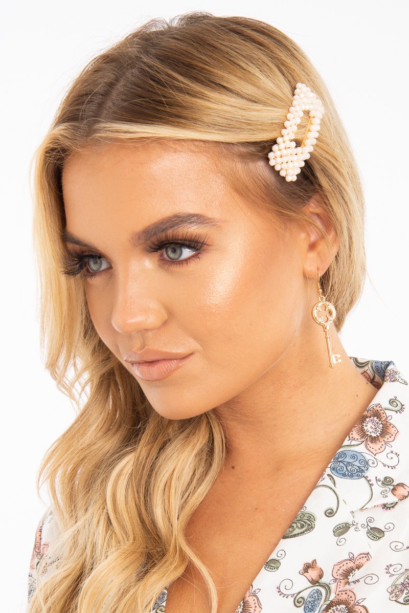 Milk Crystal Hairclip - Haden-Hair