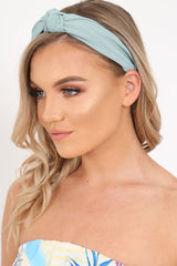 Mint Knotted Headband - Meilin-Hair