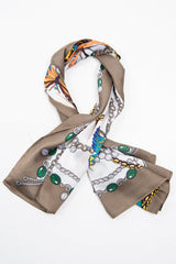 Multi Butterfly Patterned Head Scarf - Albie-Hair