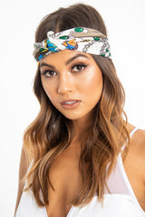 Multi Butterfly Patterned Head Scarf - Albie-Hair