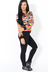 Multi Camo Bomber Jacket - Savannah-Jackets