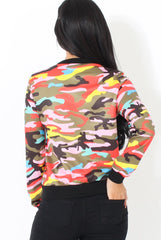 Multi Camo Bomber Jacket - Savannah-Jackets