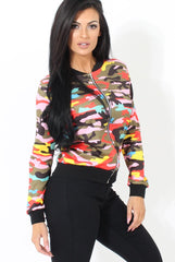 Multi Camo Bomber Jacket - Savannah-Jackets