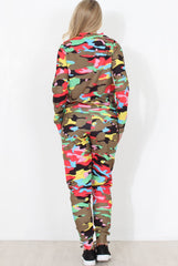 Multi Camo Loungewear - Layla-Loungewear